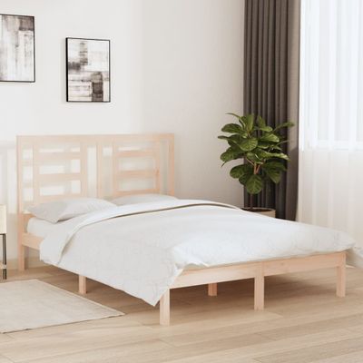 vidaXL Posteľ bez matraca 140x200 cm masívna borovica