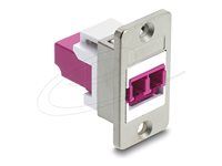 Delock Panel Mount LC Duplex female to L
