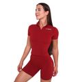Dámske tričko Cropped Ignite Dark Red - GymBeam, veľkosť L, veľkosť oblečenia L