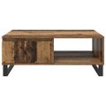 vidaXL Konferenčný stolík Staré drevo 90 x 60 x 35 cm Kompozitné drevo