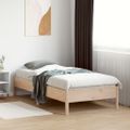 vidaXL Posteľ bez matraca 75x190 cm masívna borovica
