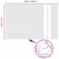 vidaXL Hexagonálny plot 1,6 x 25 m PVC Sivá