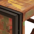 vidaXL Regál na víno Hnedá 80 x 45 x 33 cm Masívne recyklované drevo
