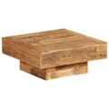 vidaXL Konferenčný stolík z recyklovaných podvalov 70x70x30 cm