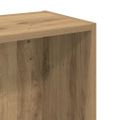 vidaXL Knižnica dub artisan 80x24x76 cm kompozitné drevo