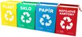 Tašky na triedený odpad SORT EASY 4 CARTON, 30x30x40cm, 4x36l, 4ks SIXTOL