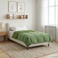vidaXL Prikrývka na celý rok 135 x 220 cm 4 ročné obdobia Zelená