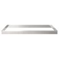 vidaXL Slimákové zábrany 20 ks 100 x 3,5 x 25 cm Nerezová oceľ