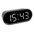60.2025.01 TFA digitálny budík s inverzným displejom, biele LED čísla, 2 úrovne jasu, USB