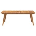 vidaXL Záhradný stôl 200x90x75 cm akáciový masív