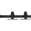 vidaXL Mini kovanie na posuvné dvere skrinky, uhlíková oceľ 122 cm