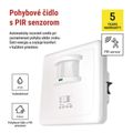 PIR senzor (pohybové čidlo) IP20 1200W, biela