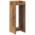 vidaXL Stojan na rastliny Staré drevo 30 x 30 x 80 cm Kompozitné drevo