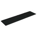 vidaXL Nástenné panely 12 ks čierne 60x15 cm zamat 1,08 m²