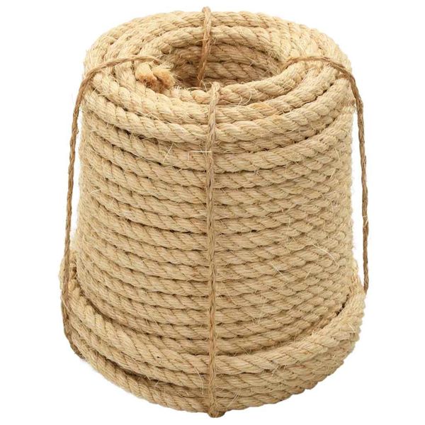 vidaXL Lano, 100% sisal 12 mm, 100 m