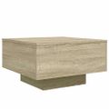 vidaXL Konferenčný stolík dub sonoma 55x55x31 cm kompozitné drevo