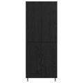 vidaXL Highboard 2 ks Čierny dub 69,5 x 34 x 180 cm Kompozitné drevo