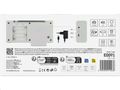 Rádio EMOS P-600W /E0091/ biely, DAB+/FM, 3 W, Bluetooth, USB vstup