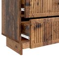 vidaXL Nočný stolík Staré drevo 62 x 34,5 x 47,5 cm Kompozitné drevo