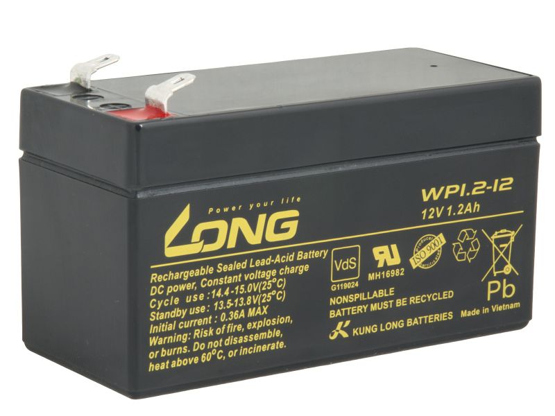 LONG batéria 12V 1,2Ah F1 (WP1.2-12)