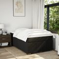 vidaXL Boxspring posteľ s matracom čierna 120x190 cm látka