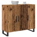 vidaXL Servírovacia skriňa Staré drevo 90 x 34 x 80 cm