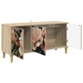 vidaXL TV skrinka BORNE 102 x 33 x 50 cm Sonoma Kompozitné drevo
