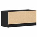vidaXL TV skrinka 80 x 35 x 36,5 cm Čierny dub Kompozitné drevo