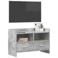vidaXL TV skrinka 71,5 x 33 x 47 cm Betónovo sivá Kompozitné drevo