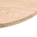 vidaXL Stolová doska Ø90x2,5 cm masívna borovica