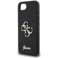 Puzdro Guess HC Fixed Glitter Big 4G pre iPhone 16e čierna