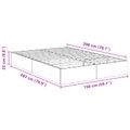 vidaXL Otomanový posteľný rám s úložiskom Sonoma dub 203 x 150 x 25 cm