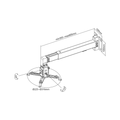 Držiak projektora Cabletech UCH0148 univerzálny