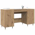 vidaXL Stôl dub artisan Kompozitné drevo 140 x 50 x 75 cm
