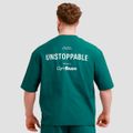 Tričko Oversized Unstoppable Green - GymBeam, veľkosť XL, veľkosť oblečenia XL