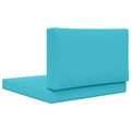 vidaXL Vankúš na vonkajšiu pohovku Polyester Tyrkysová 80 x 80 cm