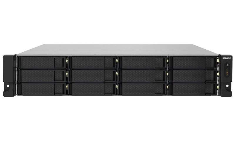 QNAP TS-1232PXU-RP-4G (1,7GHz / 4GB RAM / 12x SATA / 2x 2,5GbE / 2x 10GbE SFP+ / 1x PCIe / 2x zdroj) Sítové úložište NAS, 12x 2,5"/3,5" SATA III, quad-core 1,7GHz, 4GB DDR4, 2x 10GbE SFP+, 2x 2,5GbE LAN, 4x USB 3.0, 1x PCIe, RP
