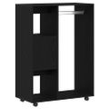 vidaXL Šatník čierny dub 80x40x110 cm, imitácia dreva