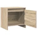 vidaXL Nočné stolíky 2 ks, dub sonoma 45x34x44,5 cm, kompozitné drevo