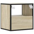 vidaXL Nástenné nočné stolíky 2 ks dub sonoma 40x31x39,5 cm
