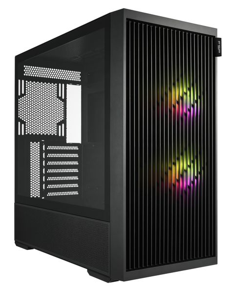 FSP M330-BA/Midi Tower/Transpar./Čierna
