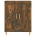vidaXL Komoda dymový dub 69,5x34x90 cm spracované drevo