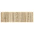 vidaXL Nástenná TV skrinka 98 x 31 x 30 cm Dub sonoma Kompozitné drevo