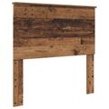 vidaXL Rám postele Staré drevo 100 x 200 cm Kompozitné drevo