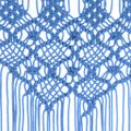 vidaXL Záclona macrame modrá 140x240 cm bavlna