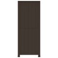 vidaXL Plastová skrinka 68x39x171,5 cm ratanový dizajn