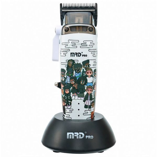 Profesionálny strihací strojček MRD Pro Smart Brain clipper HC-90-4 - White Limited edition