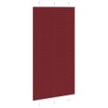 vidaXL Plisovaná roleta bordová červená 105x200 cm šírka látky 104,4 cm polyester