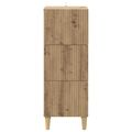 vidaXL Zásuvkový kabinet 33 x 34,5 x 90 cm Kompozitné drevo