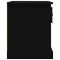 vidaXL Nočné stolíky 2 ks čierne 39x39x47,5 cm spracované drevo